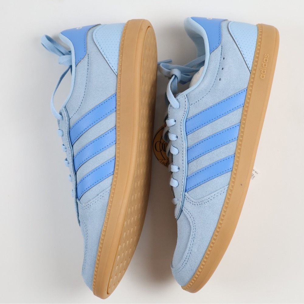 Adidas Sneakers Breaknet Sleek Blue Suede Gum Sole 8.5 NWT - Picture 6 of 8
